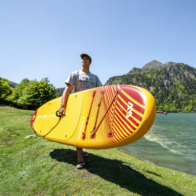 Aqua Marina 10’10” Fusion 2023 Inflatable Paddle Board All-Around SUP actual size