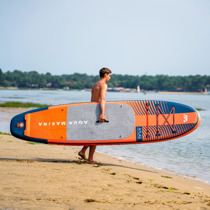 Aqua Marina 12’0” Atlas 2023 Inflatable Paddle Board All-Around Advanced SUP actual size