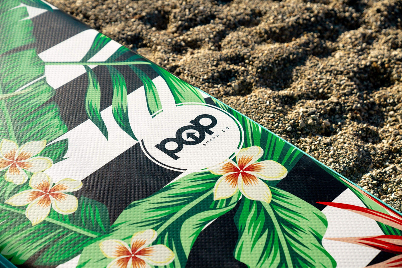 POP Board Co 10'6" Royal Hawaiian Stand Up Paddle Board - Mint/Black - Good Wave Canada