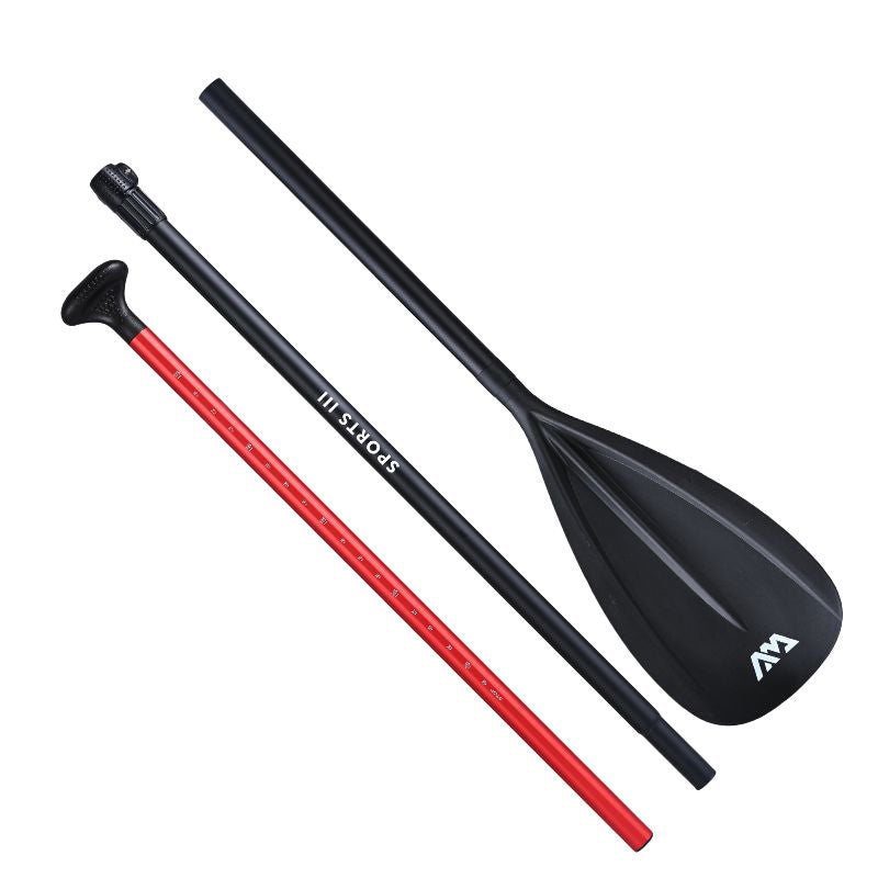 Aqua Marina Sports III Adjustable Aluminum iSUP Paddle 2023 - 3 pcs