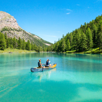 Thumbnail for 2 riders on Aqua Marina - Tomahawk AIR-C High-Pressure Speed Canoe