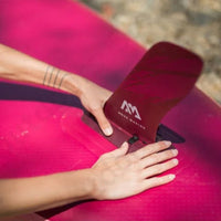 Thumbnail for Aqua Marina Slide-in CORAL Racing Fin on CORAL Inflatable SUP