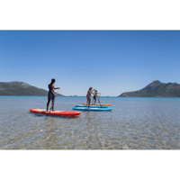 Thumbnail for 4 People riding Aqua Marina All-Around iSUPs