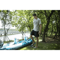 Thumbnail for A man inflating Aqua Marina 13'6″ BETTA-412 Recreational Inflatable Kayak (2026) with the 11