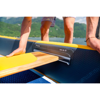 Thumbnail for A man with Aqua Marina - Tomahawk AIR-C High-Pressure Speed Canoe