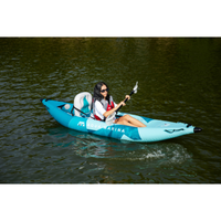 Thumbnail for Front view of a person rowing an Aqua Marina 10'3″ BETTA-312 Recreational Inflatable Kayak (2026)