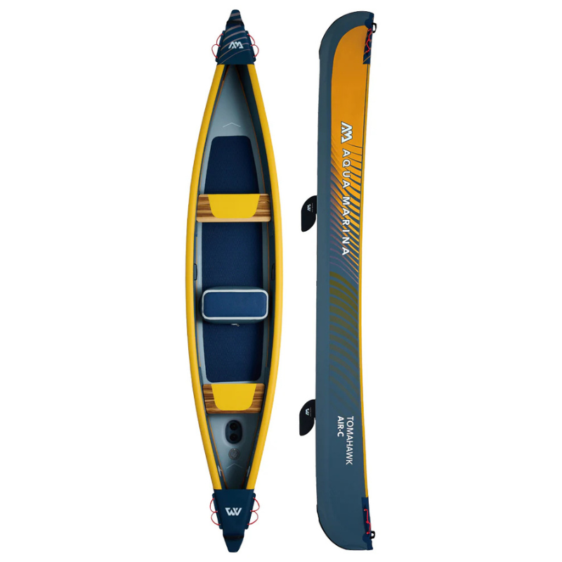 Aqua Marina - Tomahawk AIR-C High-Pressure Speed Canoe - 3-Person