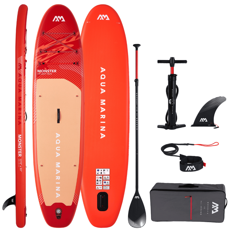 Aqua Marina 12'0" MONSTER 2026 Inflatable Paddle Board | All-Around SUP Full Package