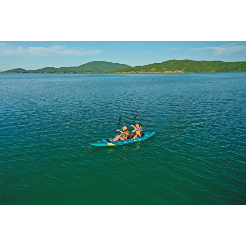 Aqua Marina 13’6″ STEAM-412 2-Person Inflatable Kayak overhead photo