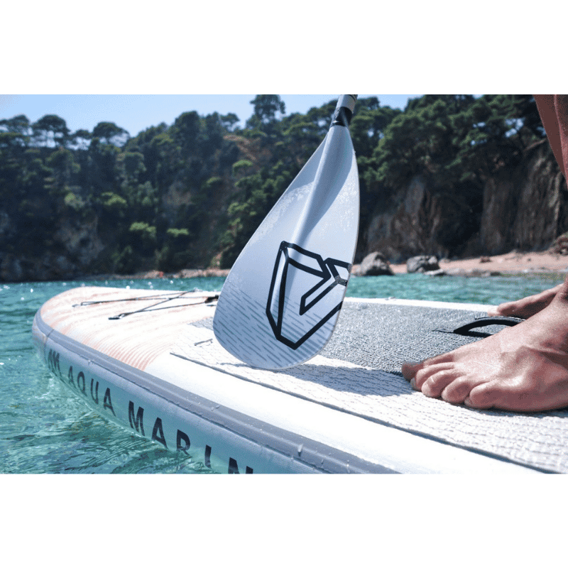 Aqua Marina Adjustable Fiberglass SUP Paddle Lifestyle Image