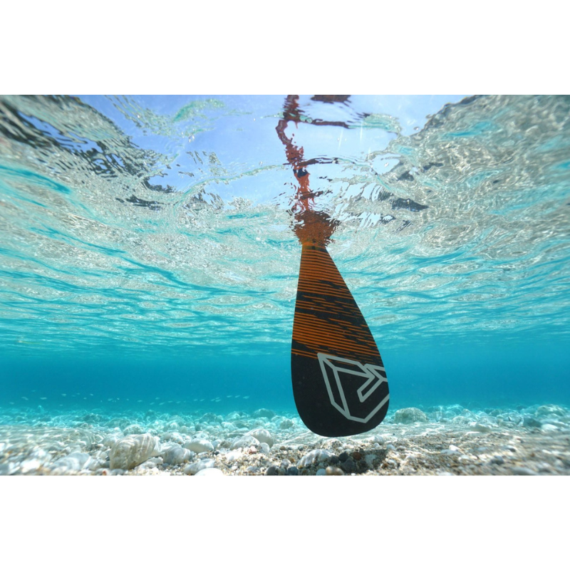 Aqua Marina Carbon X Adjustable Carbon SUP Paddle being used