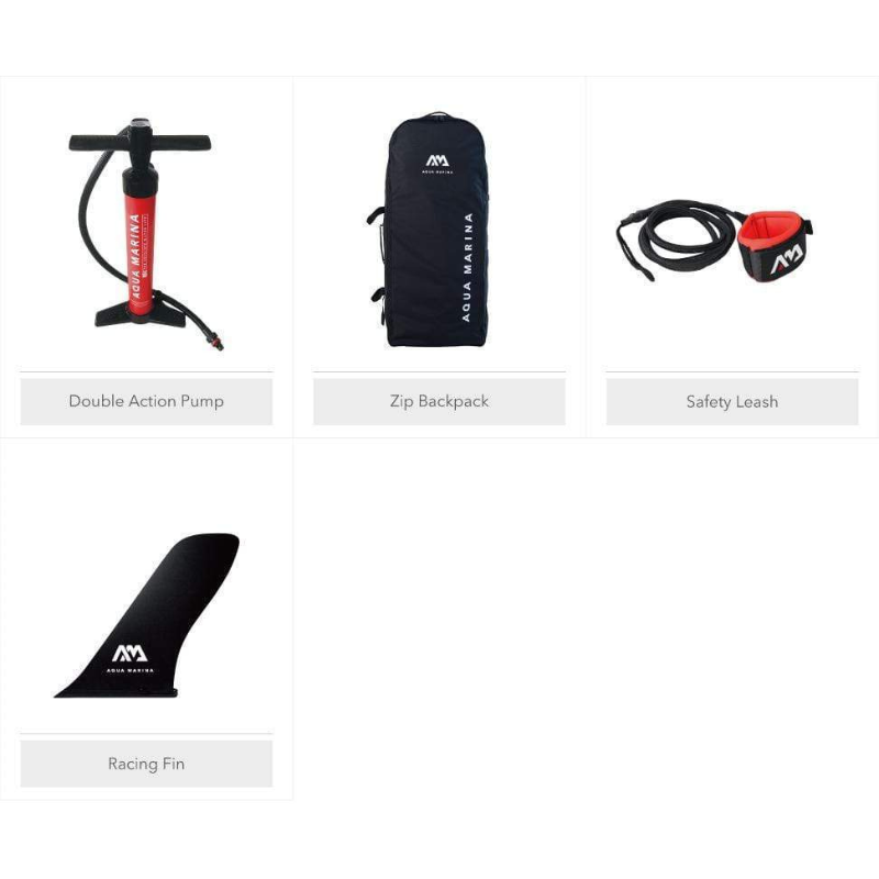 Aqua Marina Race 12’6 Inflatable SUP accessories