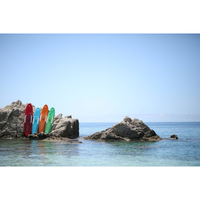 Thumbnail for Aqua Marina Vapor Inflatable Paddle Board SUPs Lifestyle Photo