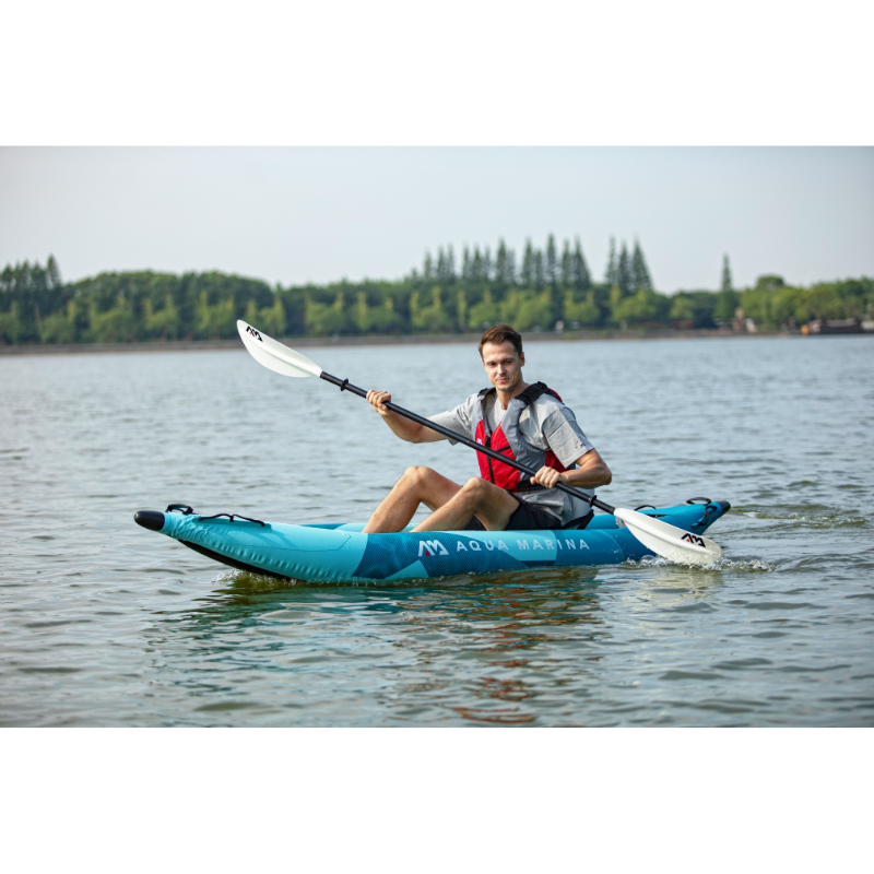 Lifestyle Photo of a man on BETTA-312 Recreational Inflatable Kayak (2026)