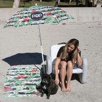 Thumbnail for Lifestyle view of POP POPUP Inflatable Lounge Chairs Set – Grey/White | Drop-Stitch Boat & Lake Seating