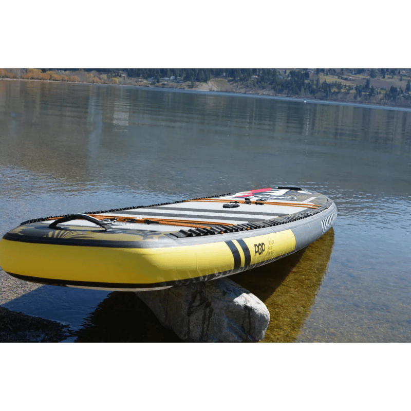 POP El Capitan Bomber 11'6" Inflatable Paddle Board SUP – Yellow/Grey