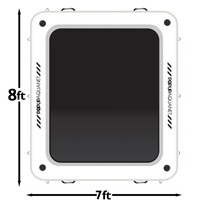 Thumbnail for POPUP AquaNet 8′ × 7′ Inflatable Floating Dock Platform Dimensions