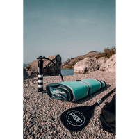 Thumbnail for POP Yacht Hopper 11' Inflatable Touring Paddle Board SUP with Cooler Mount – Mint/Teak/Blue Accessories