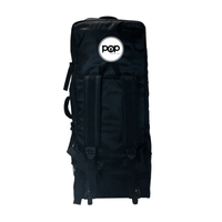 Thumbnail for POP iSUP Backpack with Wheels | Rolling Paddle Board Travel Bag Back View