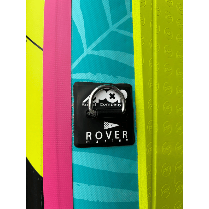 Rover Marine D-Ring of POP Yacht Hopper 11' Inflatable Touring SUP – Turq/Neon/Pink