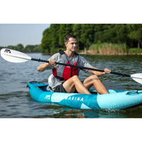 Thumbnail for Zoomed view of a man on a BETTA-312 Recreational Inflatable Kayak (2026) | 1-Person