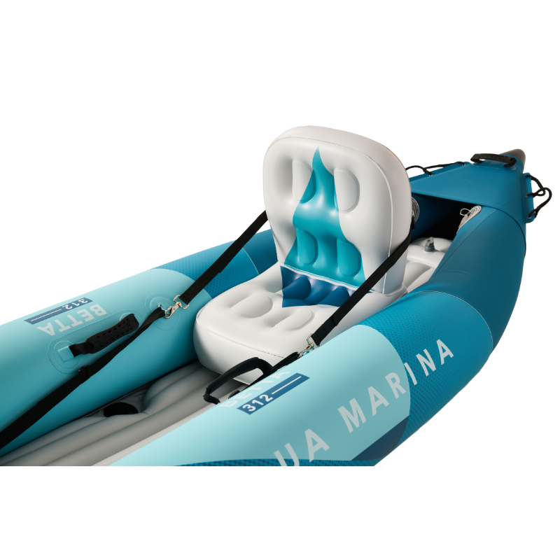 BETTA-312 Recreational Inflatable Kayak (2026) | 1-Person Seat Zoomed View