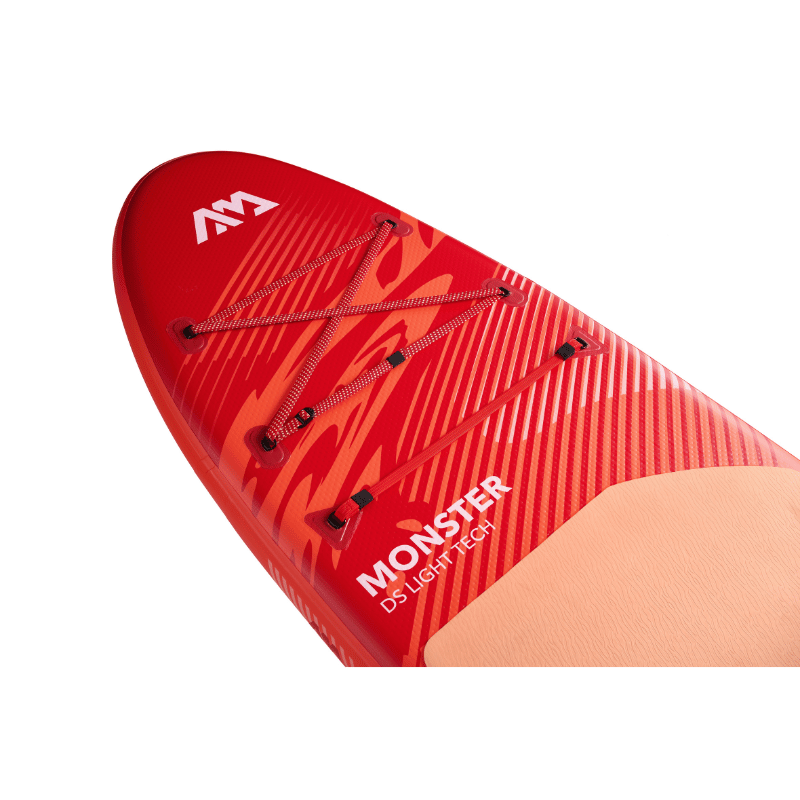 Ultra elastic RED STRAP™ bungee system of the Aqua Marina 12'0" MONSTER 2026 Inflatable Paddle Board
