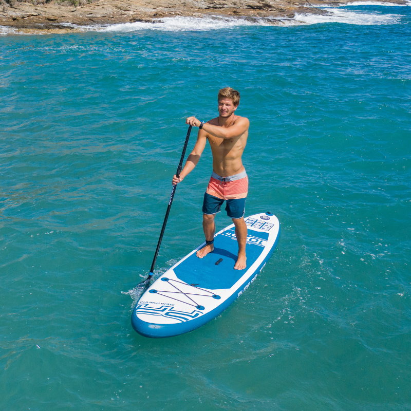Aqua Marina 10’2” Pure Air Inflatable Paddle Board All-Around SUP in action