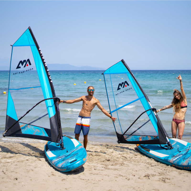 Aqua Marina 10’6 Blade Windsurf 2022 Inflatable Paddle Board SUP sail rigs attached