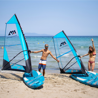 Thumbnail for Aqua Marina 10’6 Blade Windsurf 2022 Inflatable Paddle Board SUP sail rigs attached