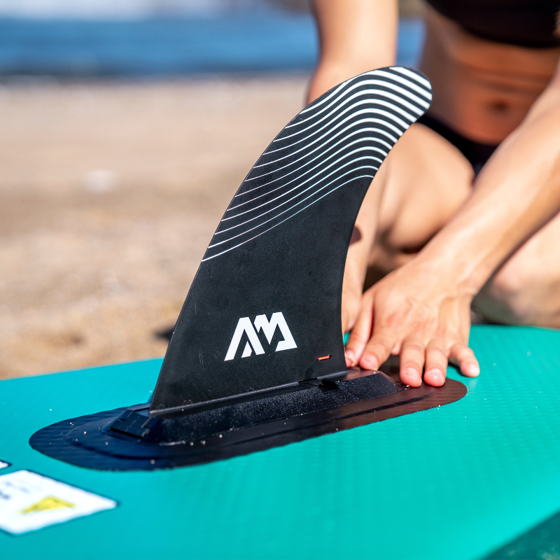 Aqua Marina 9" Slide-in Large Center Fin for iSUP attached