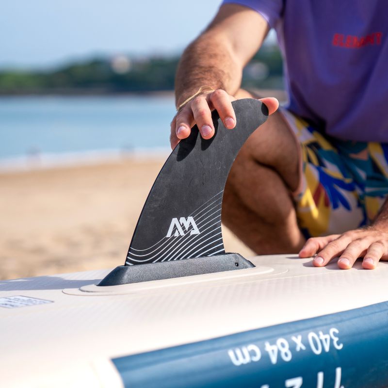Aqua Marina Swift Attach 9" Large Center Fin Black easy install