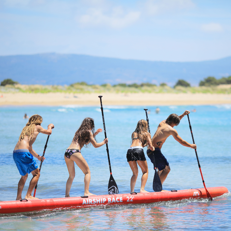 Aqua Marina 22‘0″ AIRSHIP 2020 Race Team Inflatable Paddle Board SUP paddling