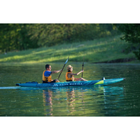 Thumbnail for two people rowing a Aqua Marina 13’6″ STEAM-412 2-Person Inflatable Kayak