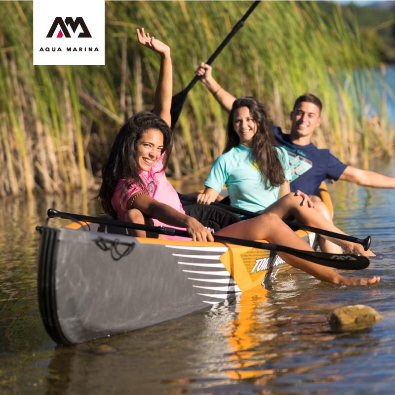 Aqua Marina 15'8" Tomahawk AIR C 3-Person DWF High-end Canoe Inflatable Kayak - Good Wave Canada