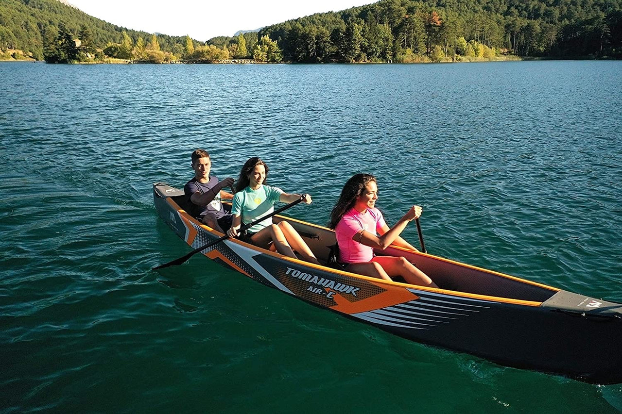 Aqua Marina 15'8" Tomahawk AIR C 3-Person DWF High-end Canoe Inflatable Kayak - Good Wave Canada