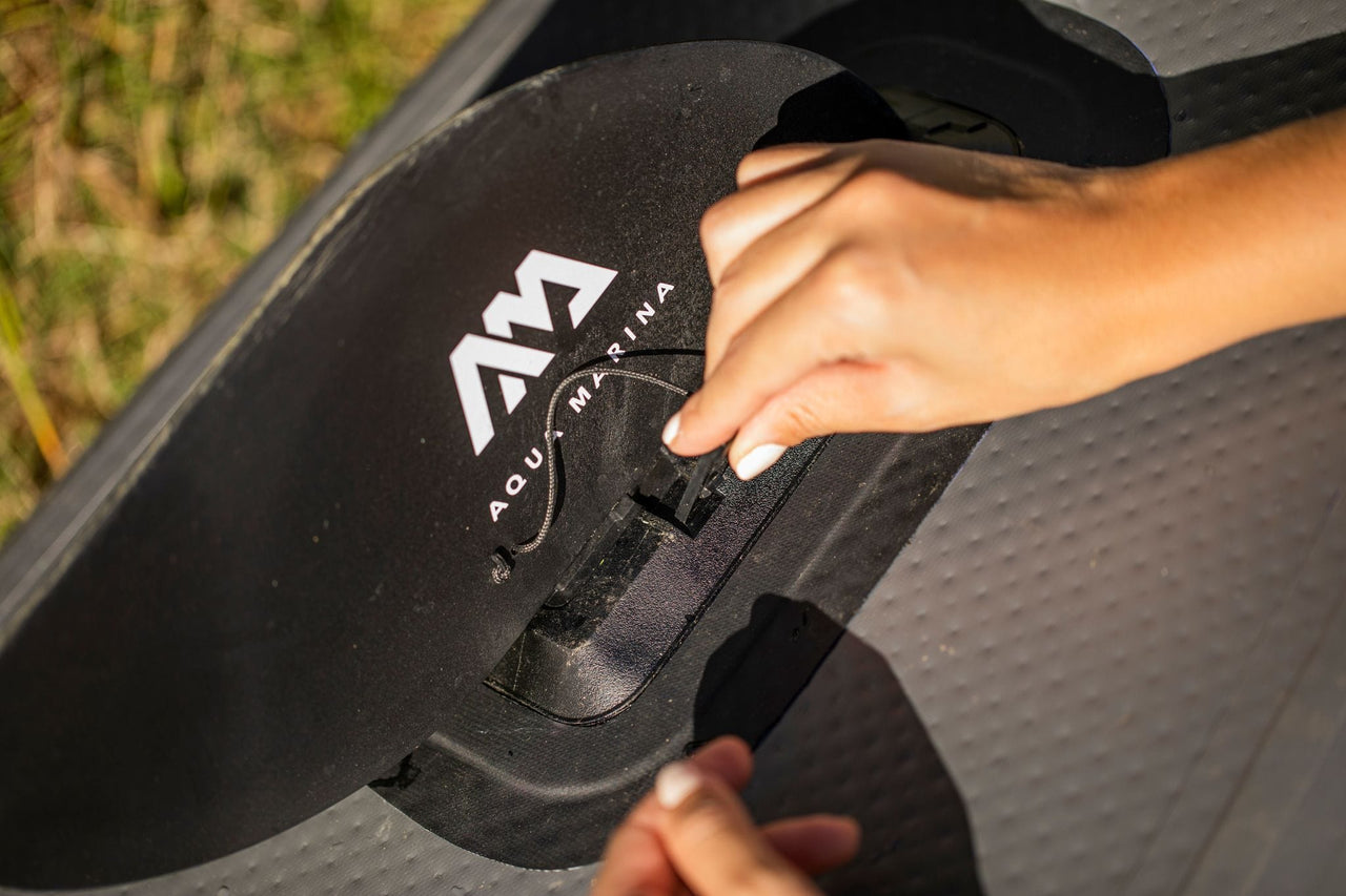 Aqua Marina Slide-in Kayak Fin for all Kayaks AM logo