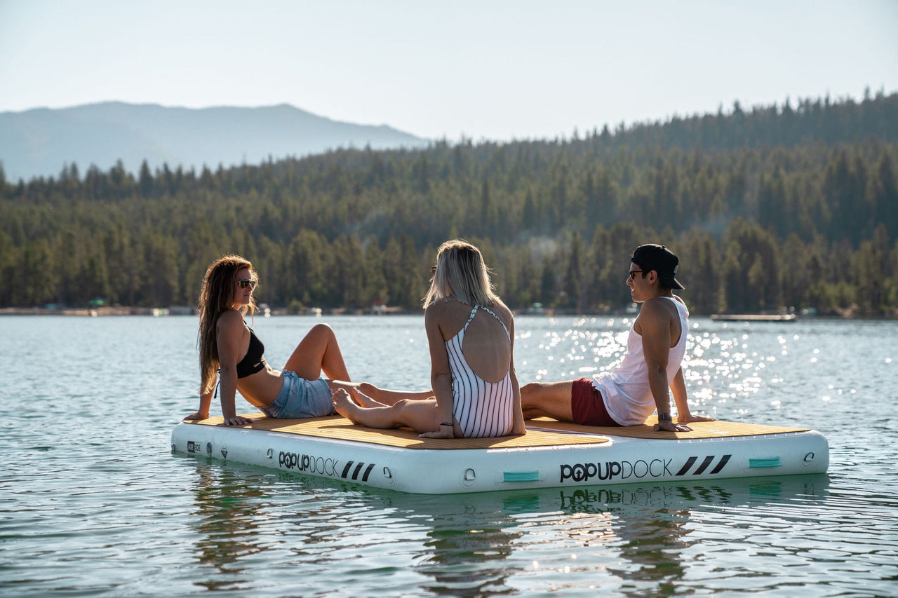 POP Board Co Pop Up Dock 8'x7' Inflatable Platform - Good Wave Canada