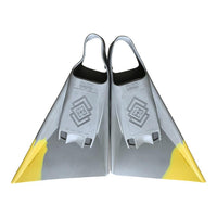Thumbnail for Hubboards Air Hubb Swim Fins - Grey & Yellow - Good Wave Canada