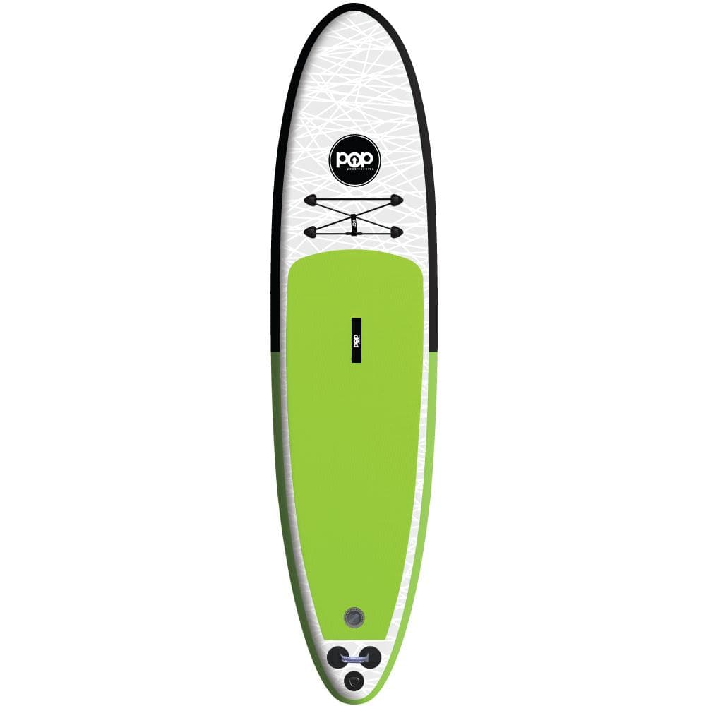 POP Board Co 11' Pop Up Stand Up Paddle Board - Green/Black - Good Wave Canada