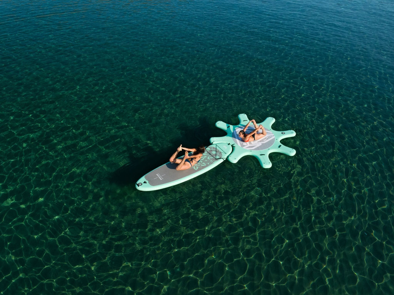 Aqua Marina 9'6" Yoga Dock 2020 Fitness Inflatable Platform - Good Wave Canada