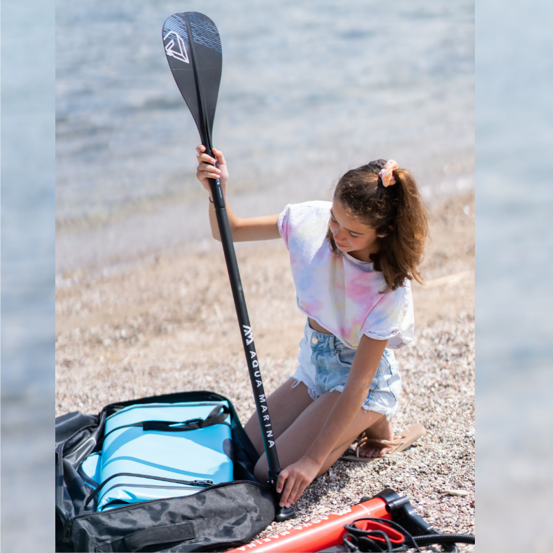 Aqua Marina ACE 2023 Adjustable Aluminum SUP Paddle for Kids actual size
