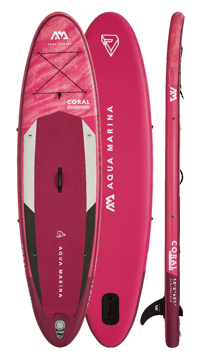 Aqua Marina 10’2 Coral Inflatable Paddle Board