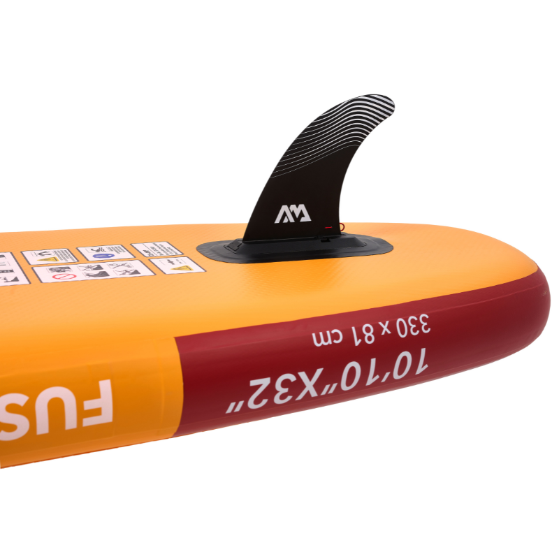 Aqua Marina 10’10” Fusion 2023 Inflatable Paddle Board All-Around SUP fin
