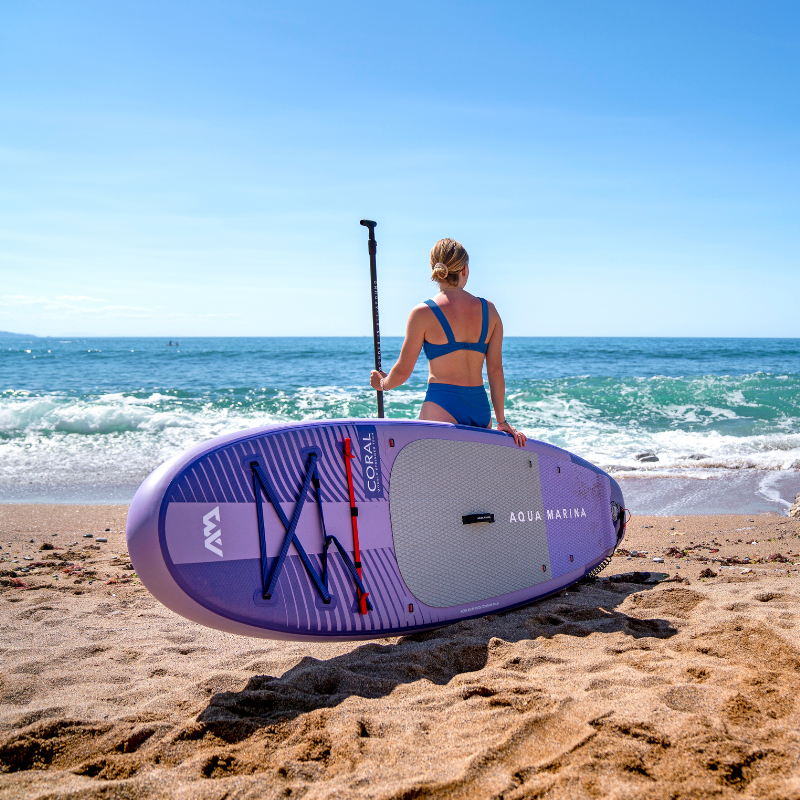 Aqua Marina 10’2” Coral 2023 Inflatable Paddle Board All-Around Advanced SUP Night Fade length