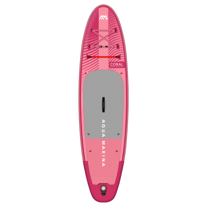 Aqua Marina 10’2” Coral 2023 Inflatable Paddle Board All-Around Advanced SUP Raspberry