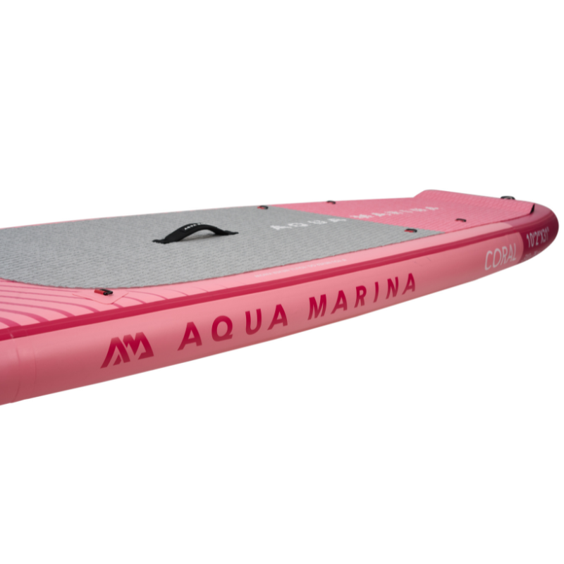 Aqua Marina 10’2” Coral 2023 Inflatable Paddle Board All-Around Advanced SUP Raspberry width