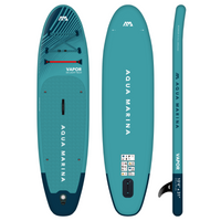 Thumbnail for Aqua Marina 10’4” Vapor 2023 Inflatable Paddle Board SUP front side back