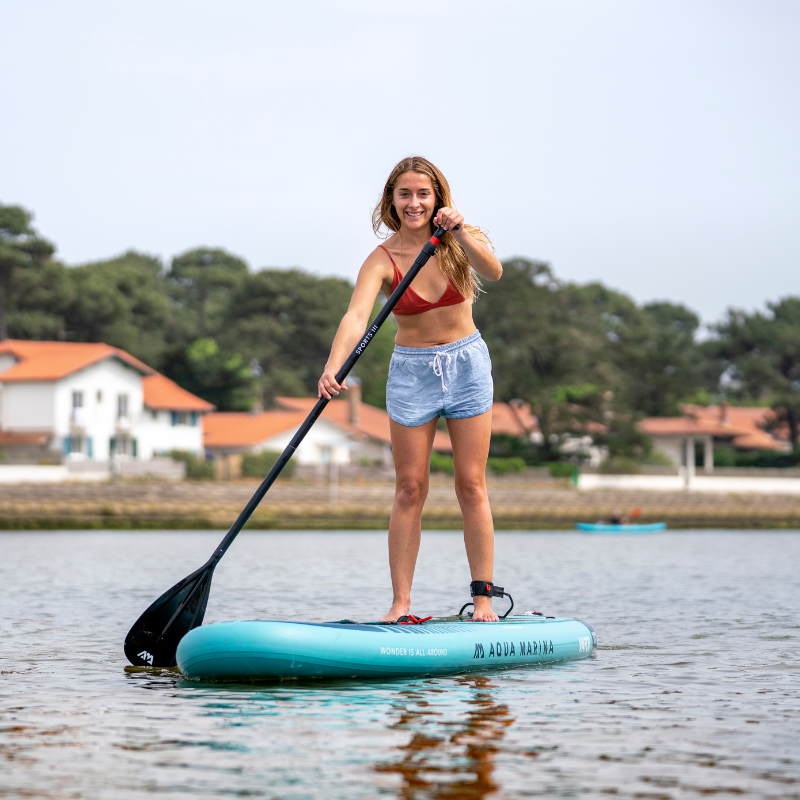Aqua Marina 10’4” Vapor 2023 Inflatable Paddle Board SUP in action