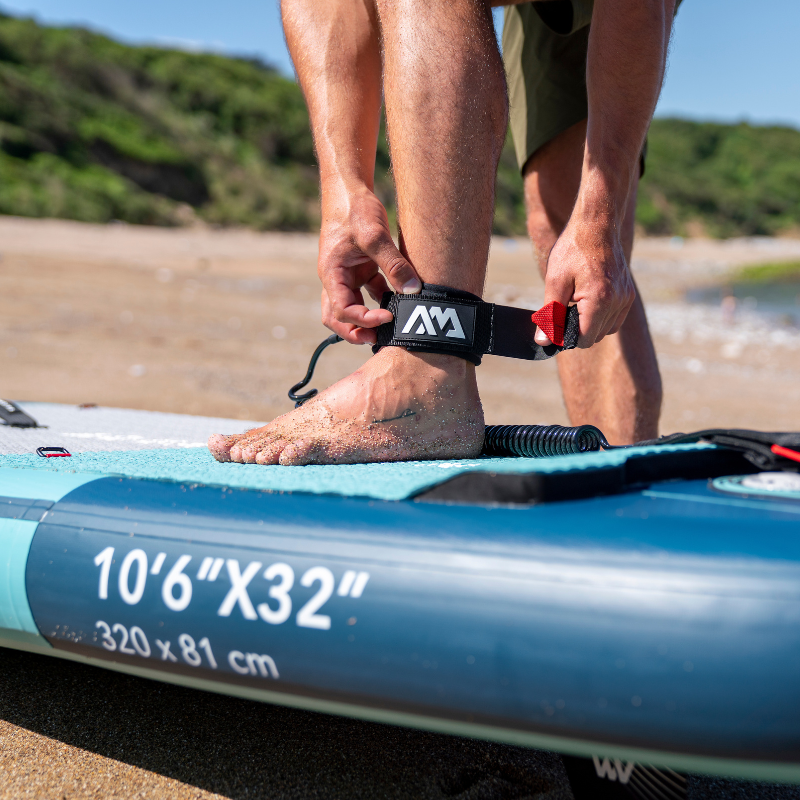 Aqua Marina 10’6” Beast 2023 Inflatable Paddle Board All-Around Advanced SUP ankle strap